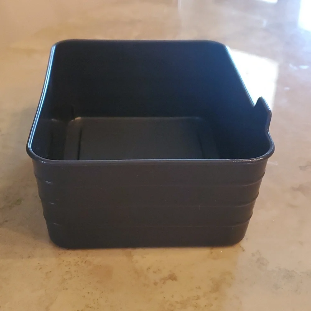 Black Storage Bin nwot